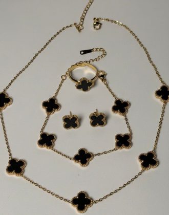 Élégance Mystérieuse : La Série Van Cleef Noire ✨